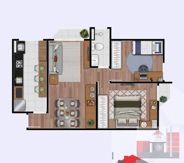 Apartamento, 2 quartos - Foto 1